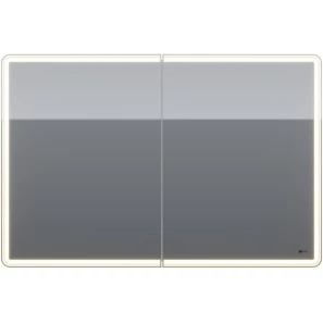 Изображение товара зеркальный шкаф 120x80 см белый глянец lemark element lm120zs-e