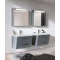 Зеркальный шкаф 75x75 см светло-серый глянец Verona Susan SU602LG21 - 4