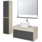 Комплект мебели серый графит/дуб орегон 100 см Акватон Лофт Урбан 1A247701LQX60 + 732700C000 + 1A248002LQX50 - 2