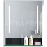 Изображение товара зеркало 88x83,3 см черный глянец astra-form альфа 020404
