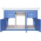 Комплект мебели синий матовый 105,8 см ASB-Woodline Толедо - 8