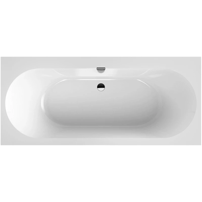 Квариловая ванна 180x80 см альпийский белый Villeroy & Boch Oberon 2.0 UBQ180OBR2DV-01