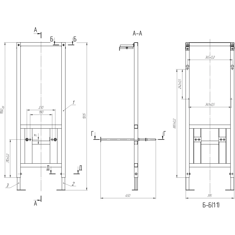 Комплект подвесной унитаз + система инсталляции Cersanit City A64277