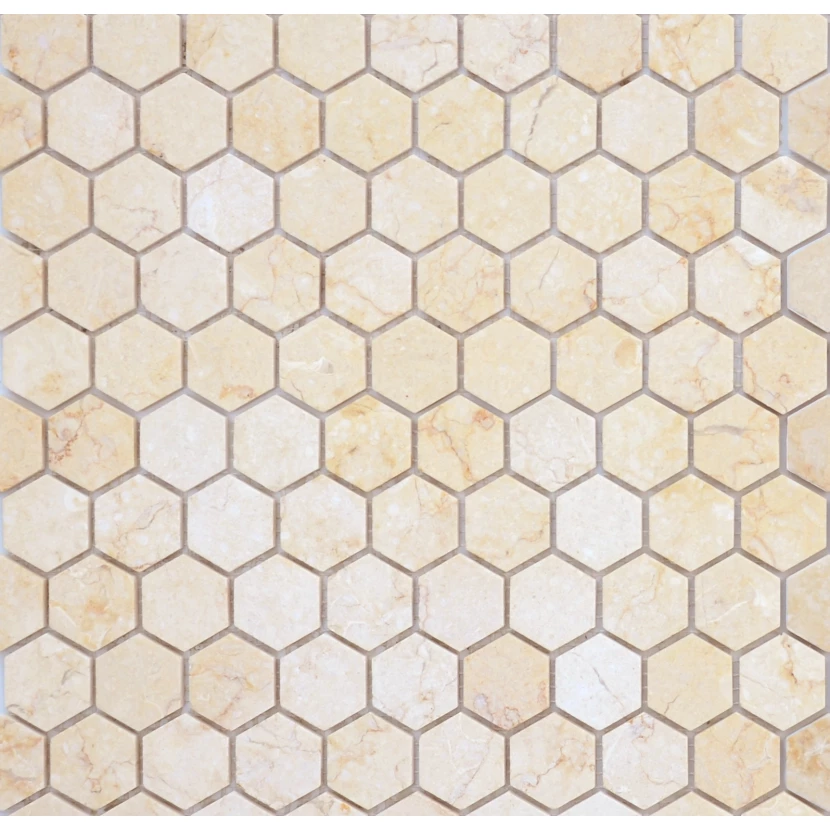 Мозаика Pietrine Hexagonal Botticino MAT hex 18x30x6