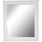 Зеркало 78x90 см белый матовый золотая патина Atoll Валери - 1