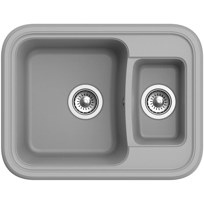 Кухонная мойка Ewigstein серый металлик Antik 60K