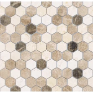 Мозаика Pietrine Hexagonal Pietra Mix 1 MAT hex 18x30x6