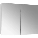 Зеркальный шкаф 100x75 см белый глянец Акватон Лондри 1A267302LH010