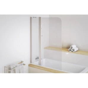 Изображение товара шторка для ванны 100 см прозрачное стекло excellent 900 kaac.1609.1000lp