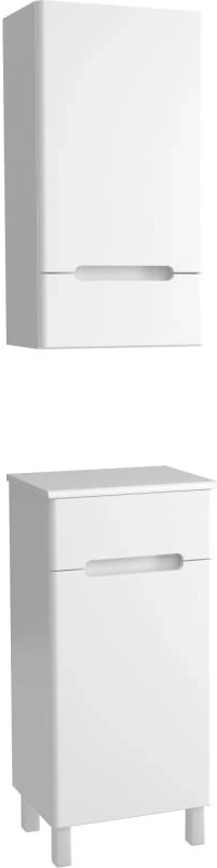 Шкаф одностворчатый 30x75 см белый R Runo Парма 00-00001129