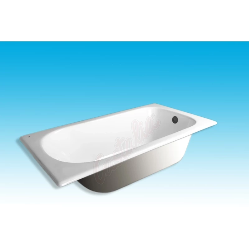 Чугунная ванна 130x70 см без ручек Castalia V0000081