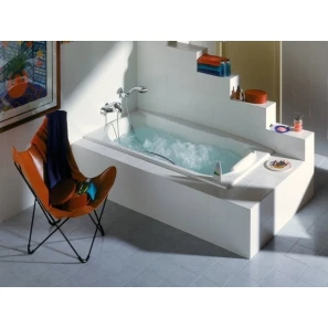 Изображение товара испанская чугунная ванна 170x85 см с противоскользящим покрытием roca akira 2325g000r