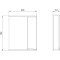 Комплект мебели белый 60,5 см ASB-Mebel Бари                  - 12