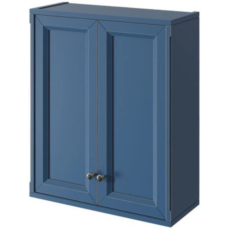 Шкаф двустворчатый синий матовый Caprigo Jardin 10495-B036