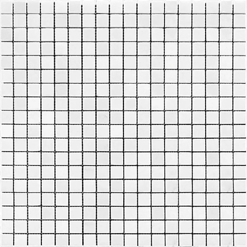 Мозаика Natural i-Tile 4M001-15P Мрамор белый, поверхность полированная 29,8x29,8