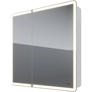 Изображение товара зеркальный шкаф 80x80 см белый глянец r dreja point 99.9034