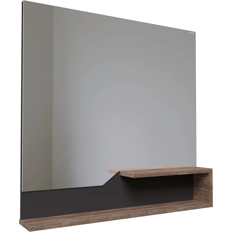 Комплект мебели дуб винтаж/графит 80 см Grossman Лайф 108015 + GR-3016 + 208008