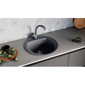 Изображение товара кухонная мойка ulgran темно-серый u-603-309