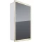 Зеркальный шкаф 50x80 см белый глянец R Lemark Element LM50ZS-E - 1