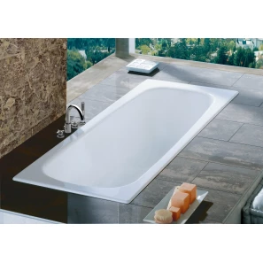 Изображение товара испанская чугунная ванна 120x70 см без противоскользящего покрытия roca continental 211506001