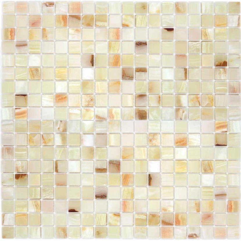 Мозаика Pietrine 7 Onice Jade Bianco POL 15x15x7