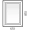 Зеркало 61x81 см белый глянец Corozo Классика SD-00000967 - 6